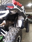 McNasty KRX 1000 Aluminum Rear Mud Guards